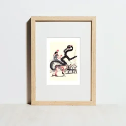 Spanish Flamenco - Black Giclée Print