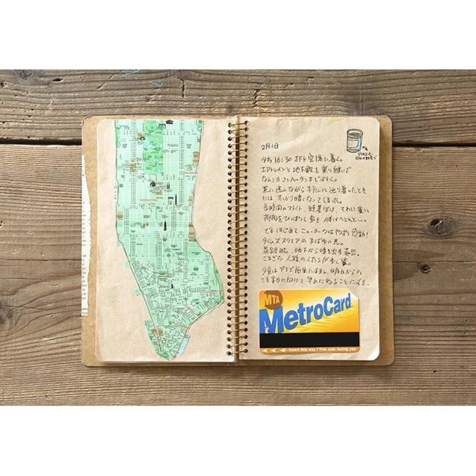 Spiral Ring Notebook A5 Slim DW Kraft