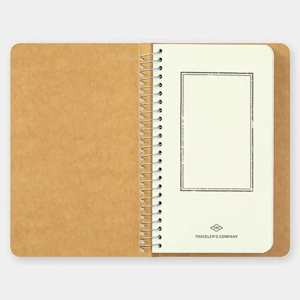 Spiral Ring Notebook A6 Slim MD White