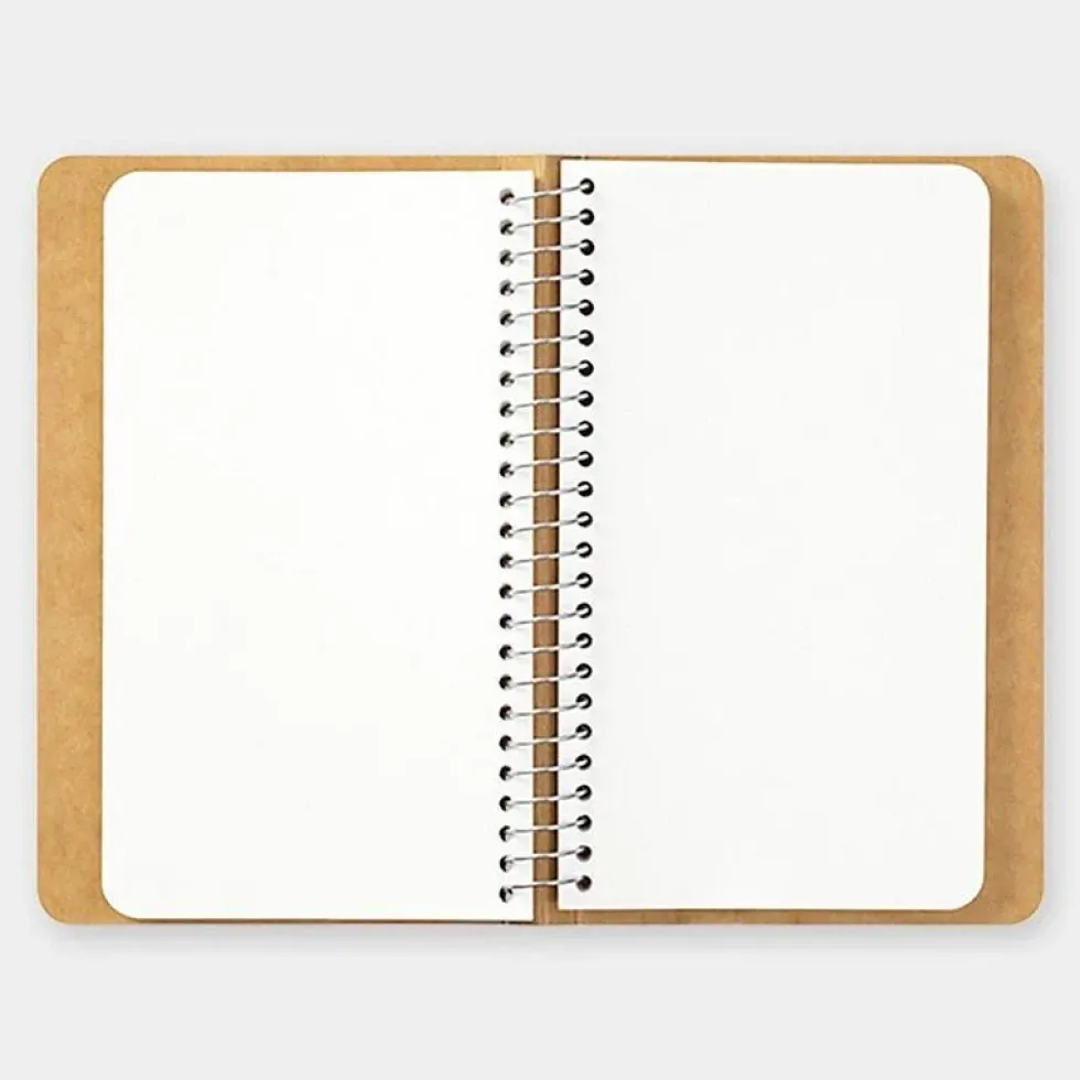 Spiral Ring Notebook A6 Slim MD White