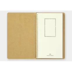 Spiral Ring Notebook A5 Slim Paper Pocket