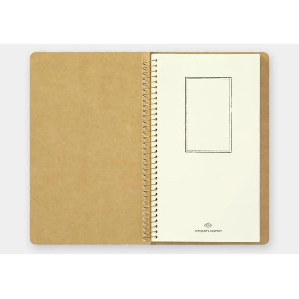 Spiral Ring Notebook A5 Slim Paper Pocket