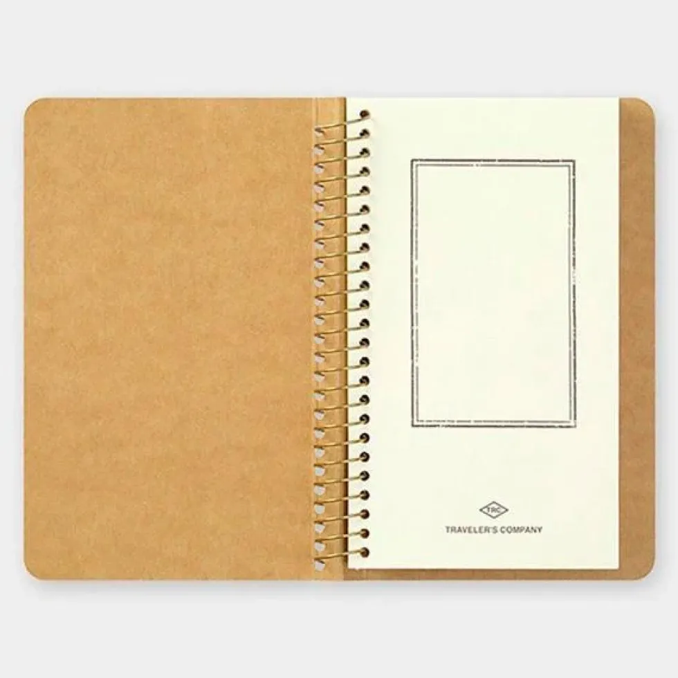 Spiral Ring Notebook A6 Slim Paper Pocket