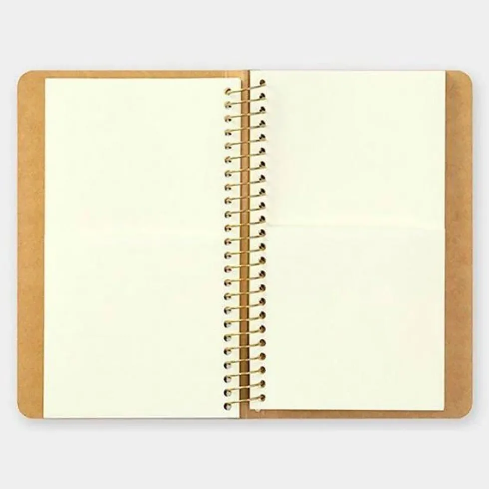 Spiral Ring Notebook A6 Slim Paper Pocket