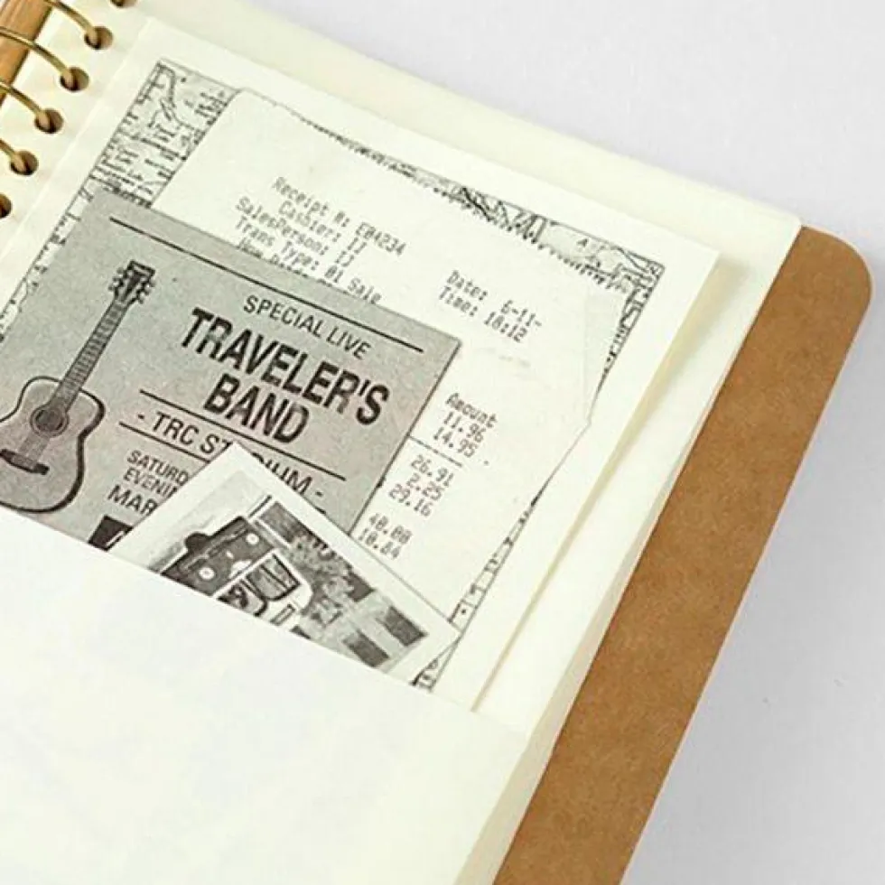 Spiral Ring Notebook A6 Slim Paper Pocket