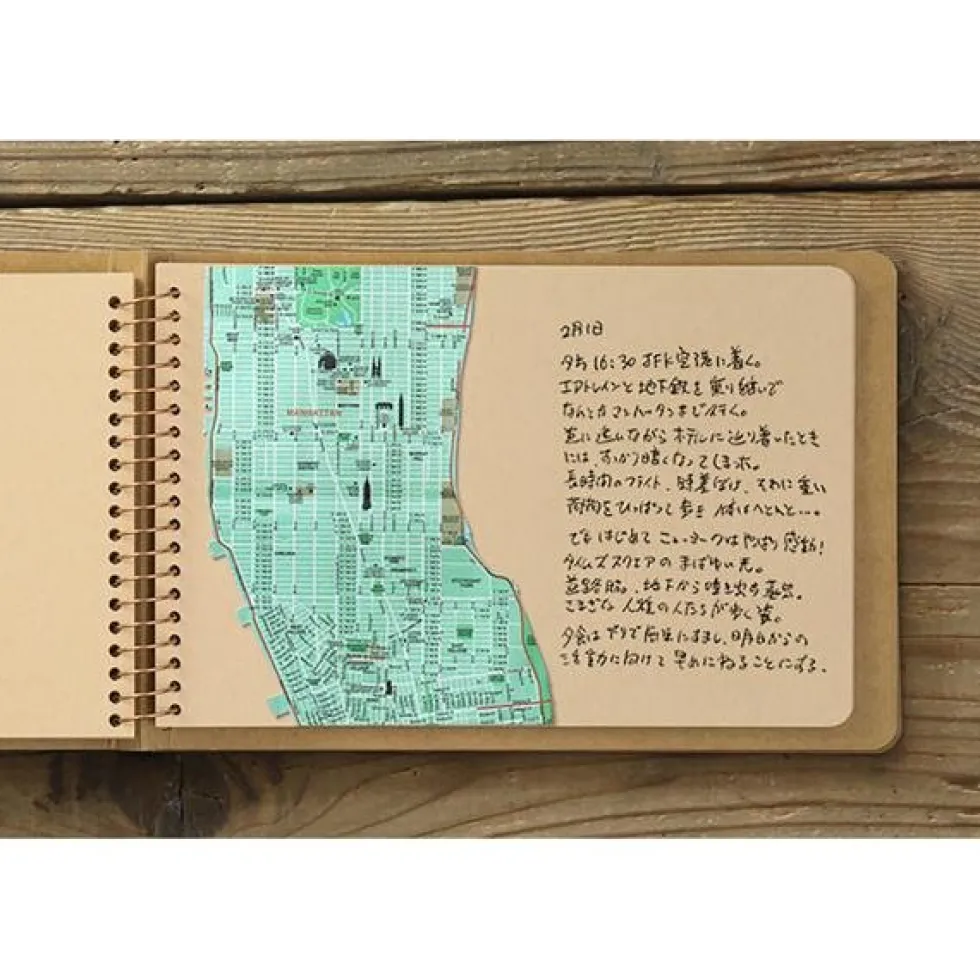 Spiral Ring Notebook B6 DW Kraft