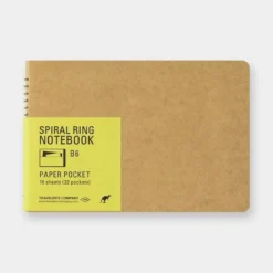 Spiral Ring Notebook B6 Paper Pocket
