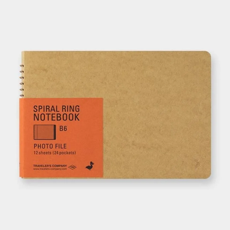 Spiral Ring Notebook B6 Photo File