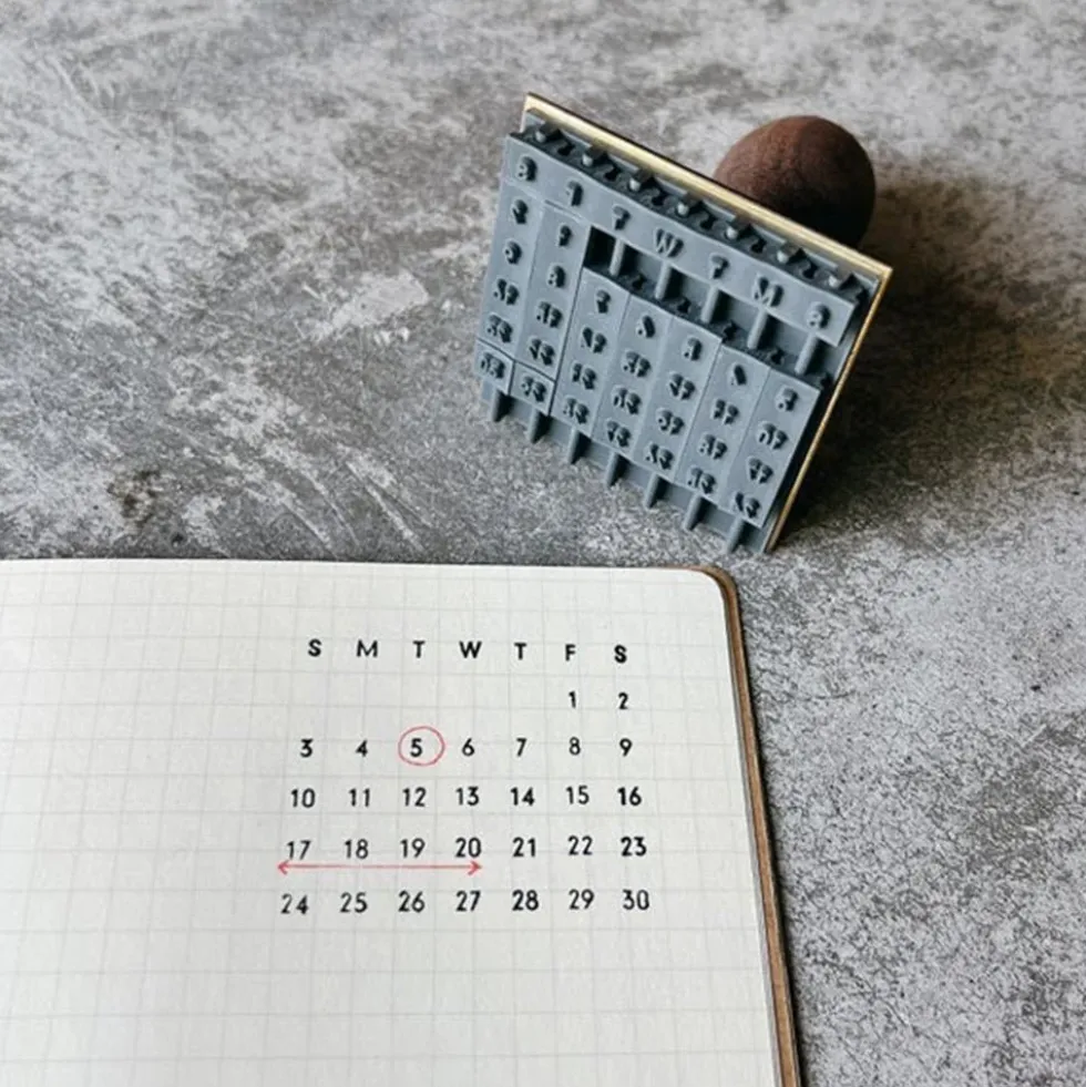 Stamp Perpetual Calendar