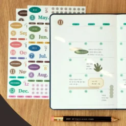 Sticker Diary Date 03 Vintage