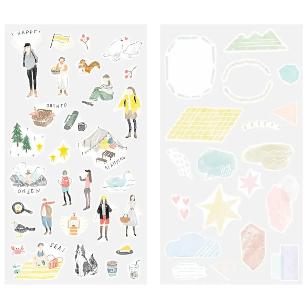 Stickers 2638 Two Sheets Going Out