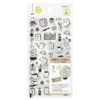 Sticker 2641 Two Sheets Monotone Cafe