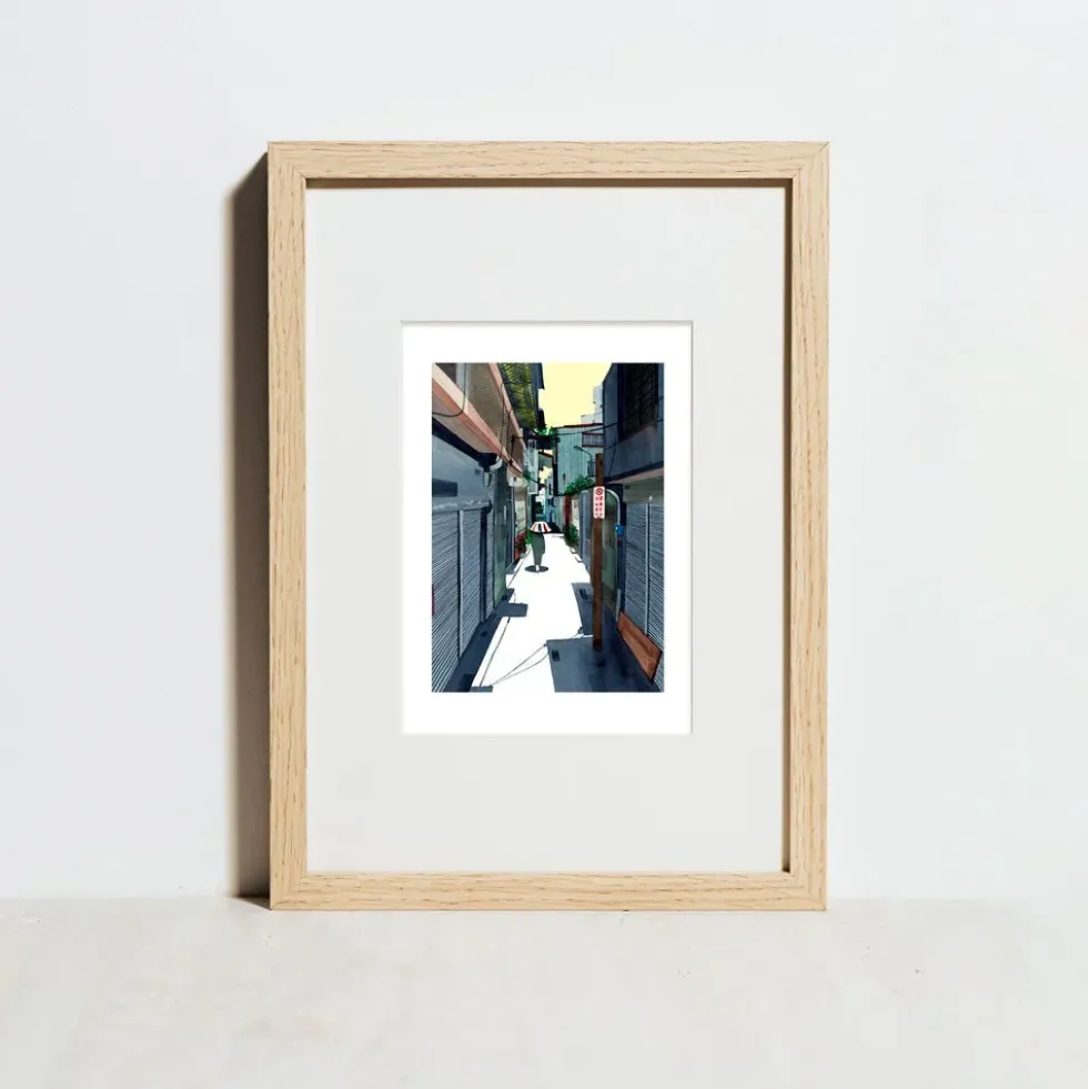 Sunshine Alley Giclée Print A5