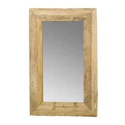 Teak Mirror 160 x 100 x 3 cm