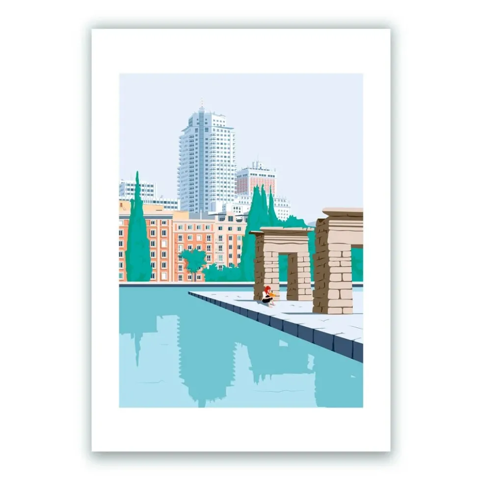 Templo de Debod Giclée Print