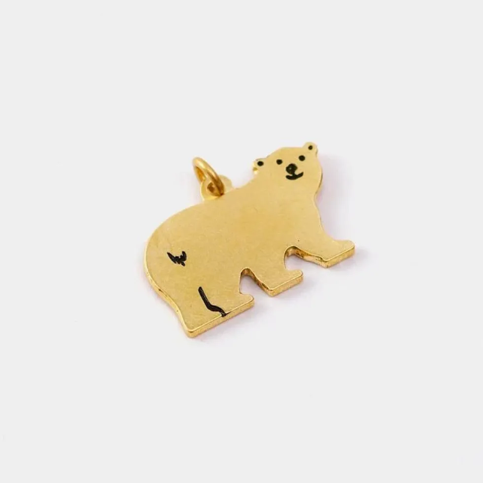 TF Brass Charm Small Bear