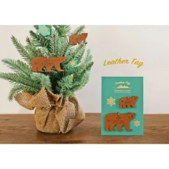 TF Leather Tag Bear