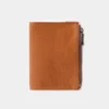 TF Passport Size Cotton Zipper Case Brown - Passport Size