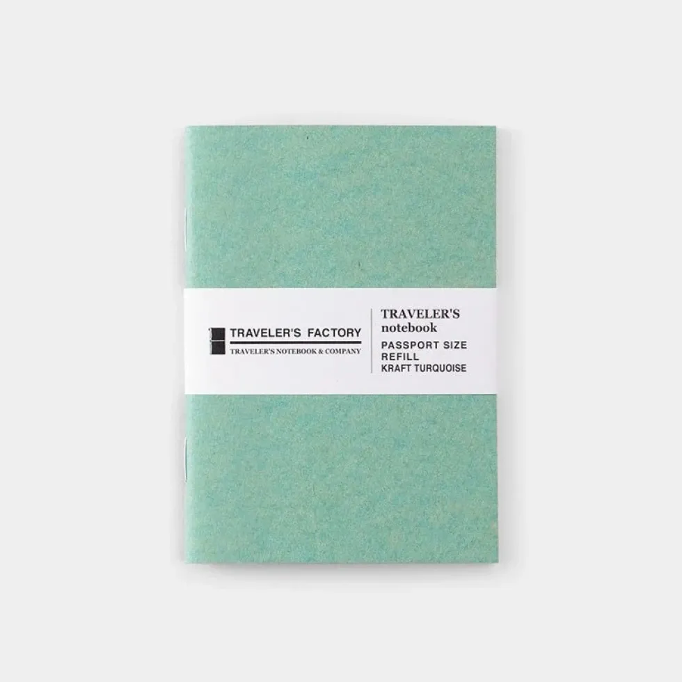 TF Refill Kraft Turquoise - Passport Size