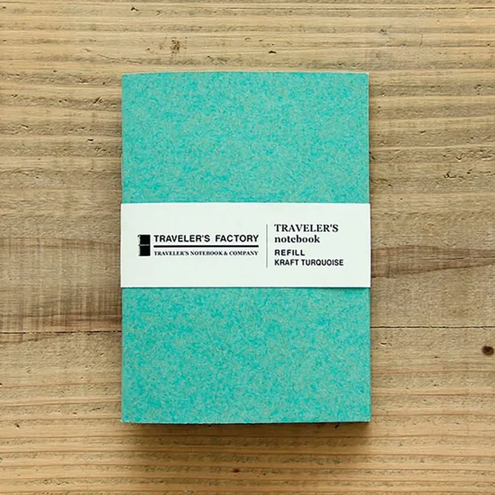 TF Refill Kraft Turquoise - Passport Size