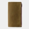 TF Regular Cotton Zipper Case Olive - Regular Size