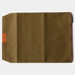TF Regular Cotton Zipper Case Olive - Regular Size