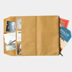 TF Regular Cotton Zipper Case Beige - Regular Size