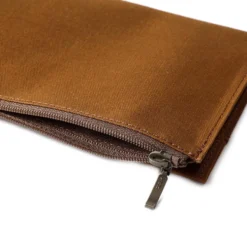 TF Regular Cotton Zipper Case Brown - Regular Size