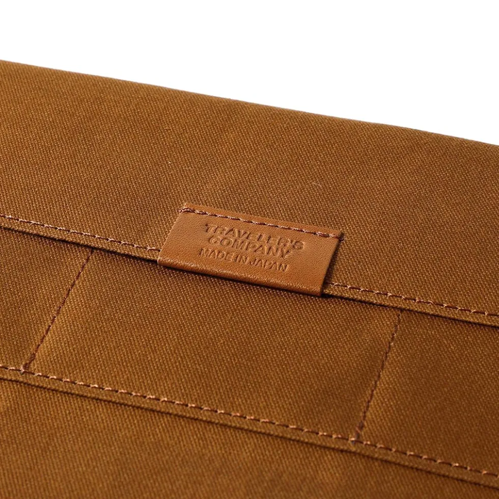 TF Regular Cotton Zipper Case Brown - Regular Size