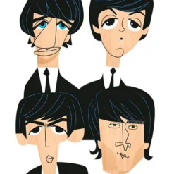 The Beatles Giclée Print A5