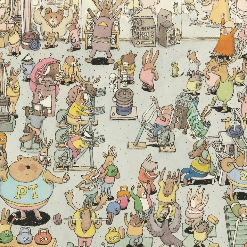 The Gym Giclée Print A3