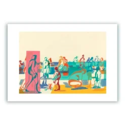 The Shore Of The Beach Giclée Print