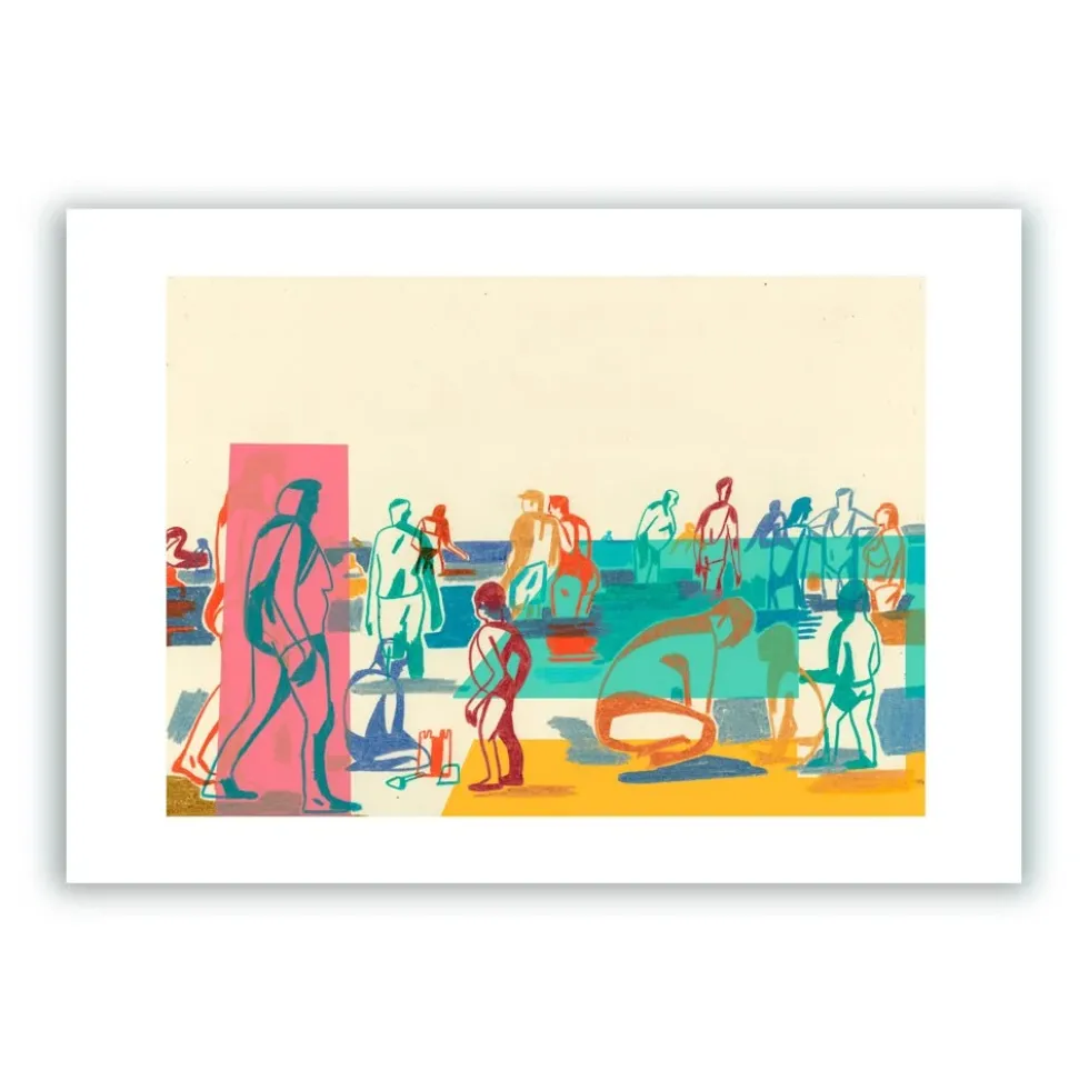 The Shore Of The Beach Giclée Print