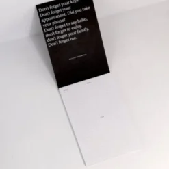 To Do Notepad A5 Black