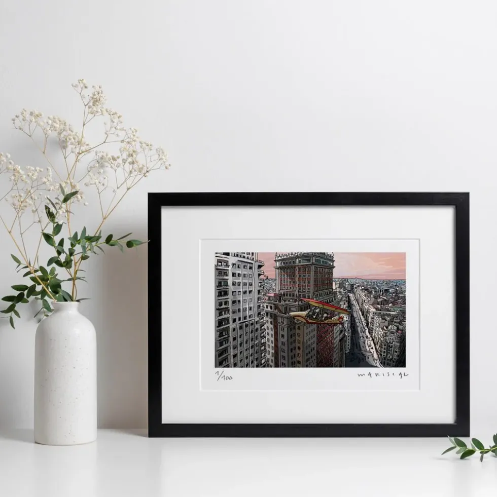 Torre España Fine Art Paper Print