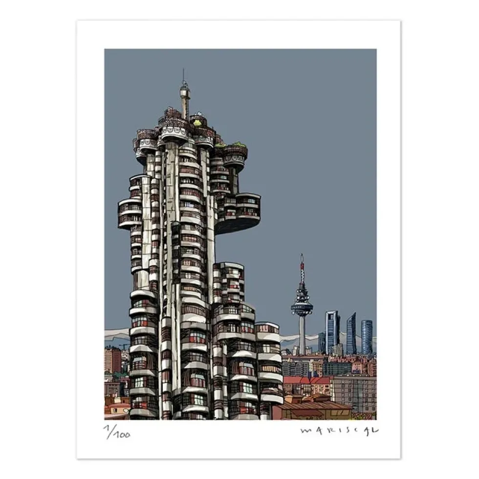 Torres Blancas Fine Art Paper Print