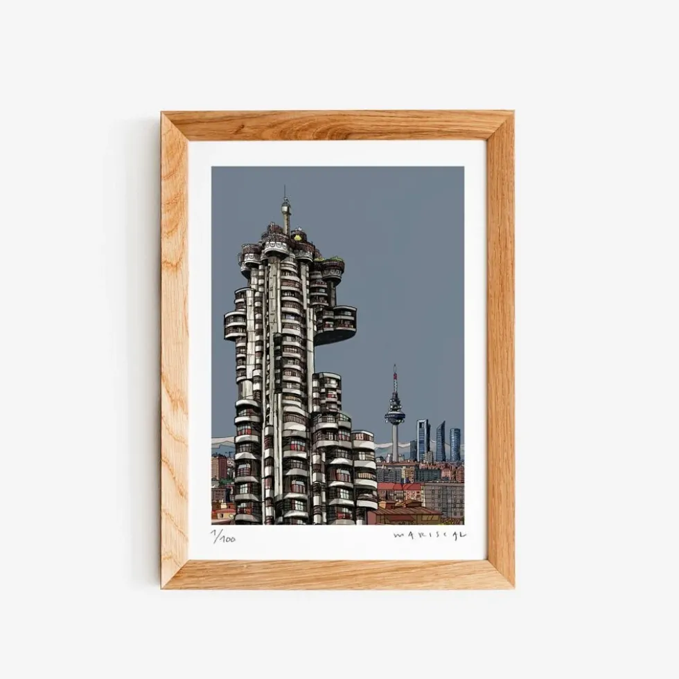 Torres Blancas Fine Art Paper Print