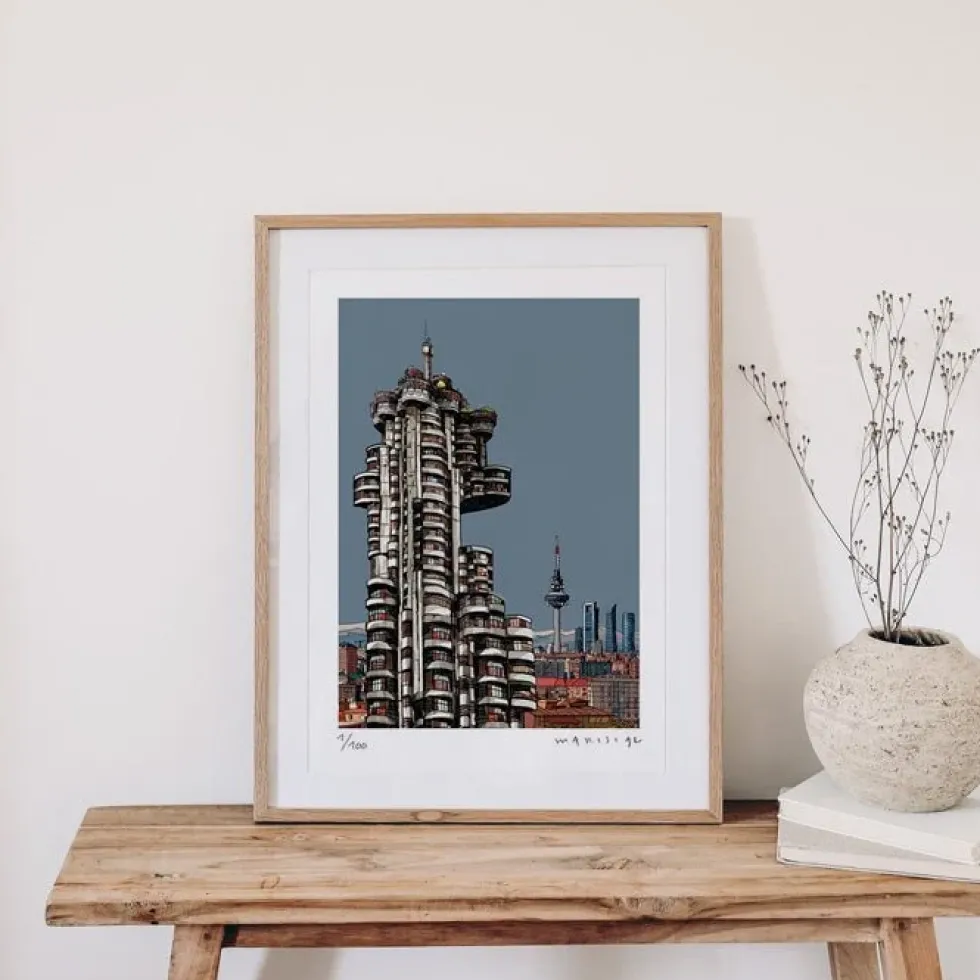 Torres Blancas Fine Art Paper Print