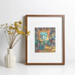 Traditions Mirror Giclée Print A4