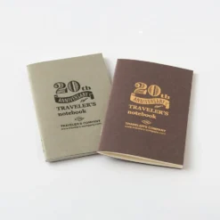 TRAVELER’S notebook Card Size 20th Anniversary Set Black
