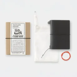 TRAVELER’S notebook Card Size 20th Anniversary Set Black