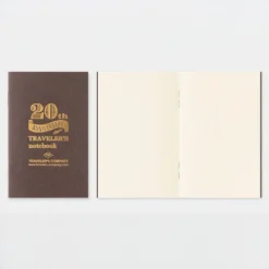 TRAVELER’S notebook Card Size 20th Anniversary Set Brown