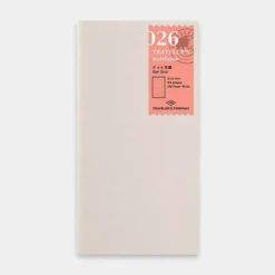 TRAVELER'S notebook Recambio 026 Cuadrícula de Puntos - Tamaño Regular