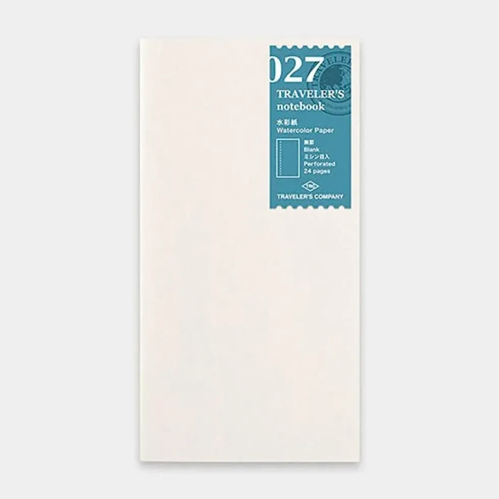 TRAVELER'S notebook Recambio 027 Papel para Acuarela - Tamaño Regular