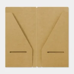 TRAVELER'S notebook Recambio 020 Carpeta Kraft - Tamaño Regular