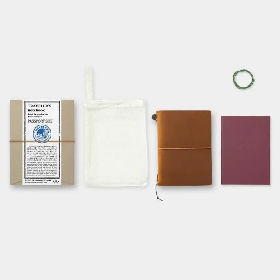TRAVELER'S notebook - Tamaño Pasaporte Camel