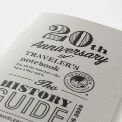 TRAVELER'S Notebook 20th Anniversary Customization Set