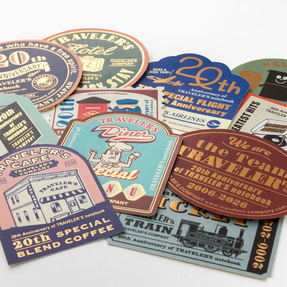 TRAVELER'S Notebook 20th Anniversary Customization Set