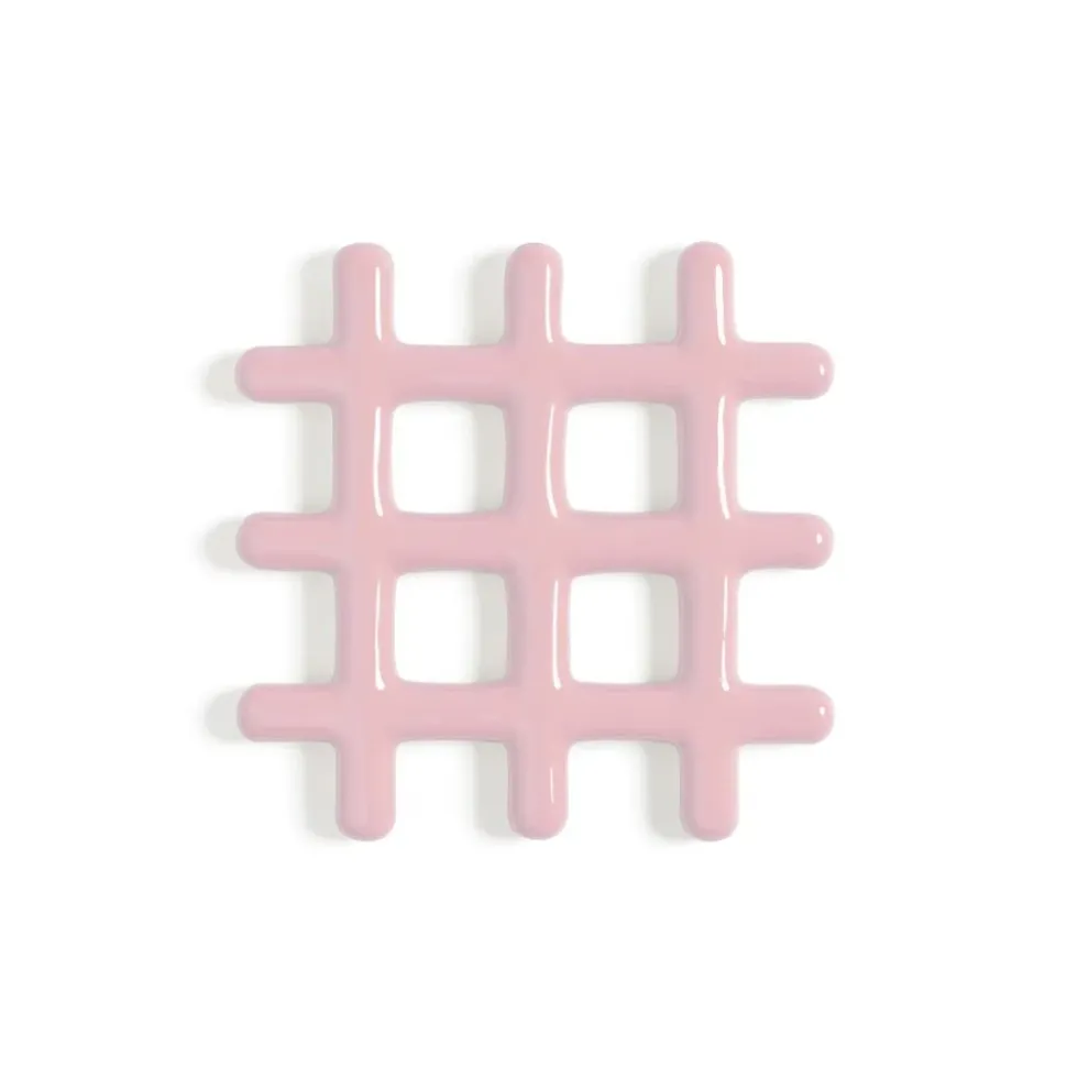 Trivet Grid Pink
