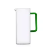 Tube Jug With Green Handle